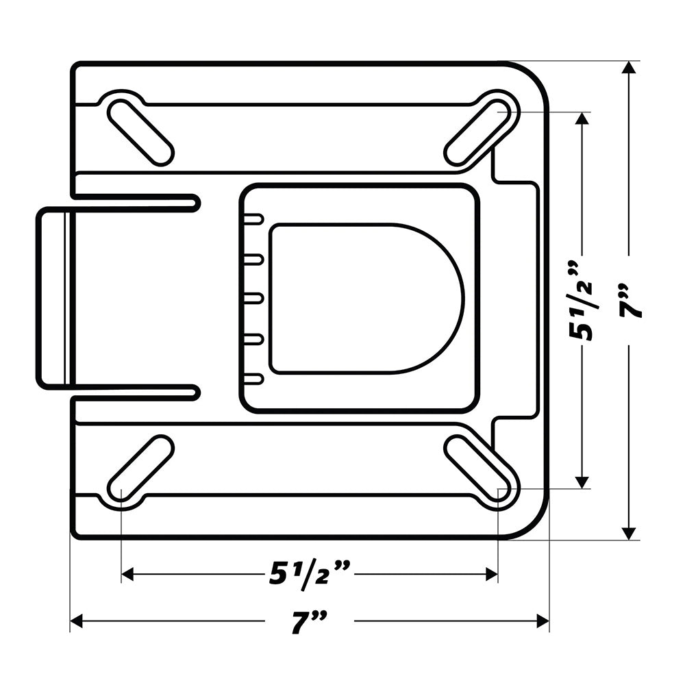 Wise 7 Swivel wQuick Release Bracket 8WD7SQR