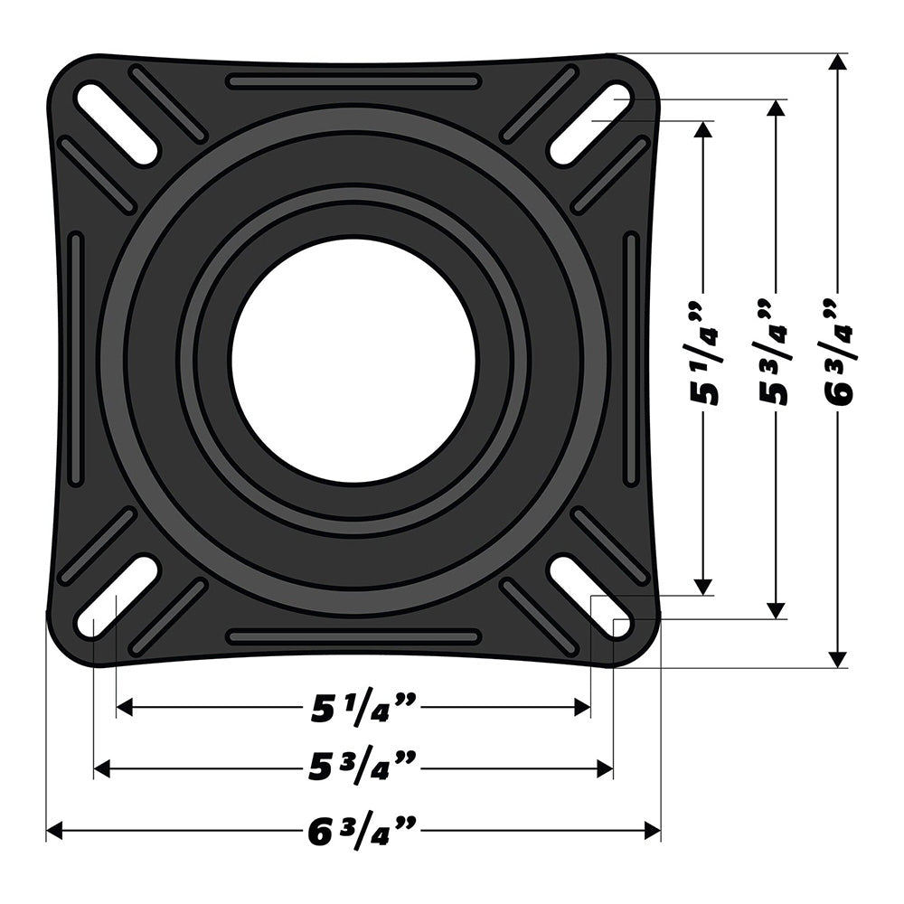 Wise 7 Boat Seat Swivel 8WD7S