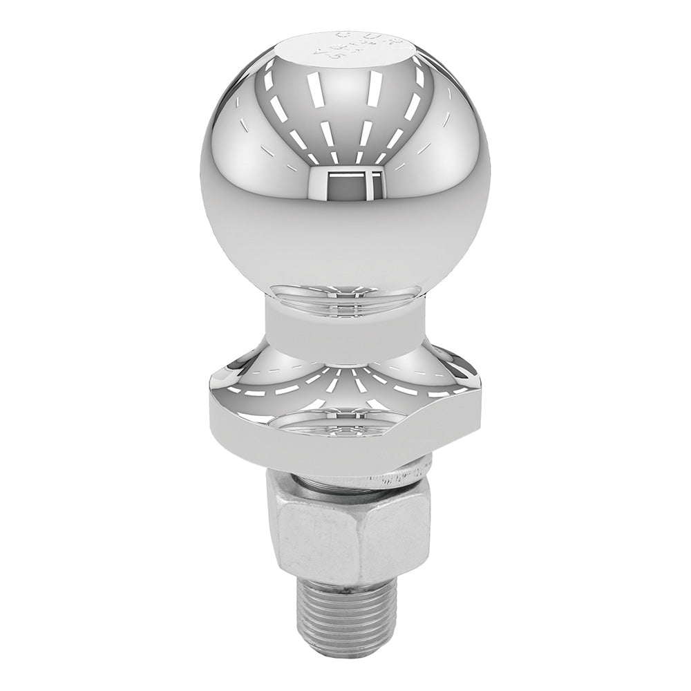 CURT 2 Trailer Ball 34 x 134 Shank 3500 lbs Chrome 40003