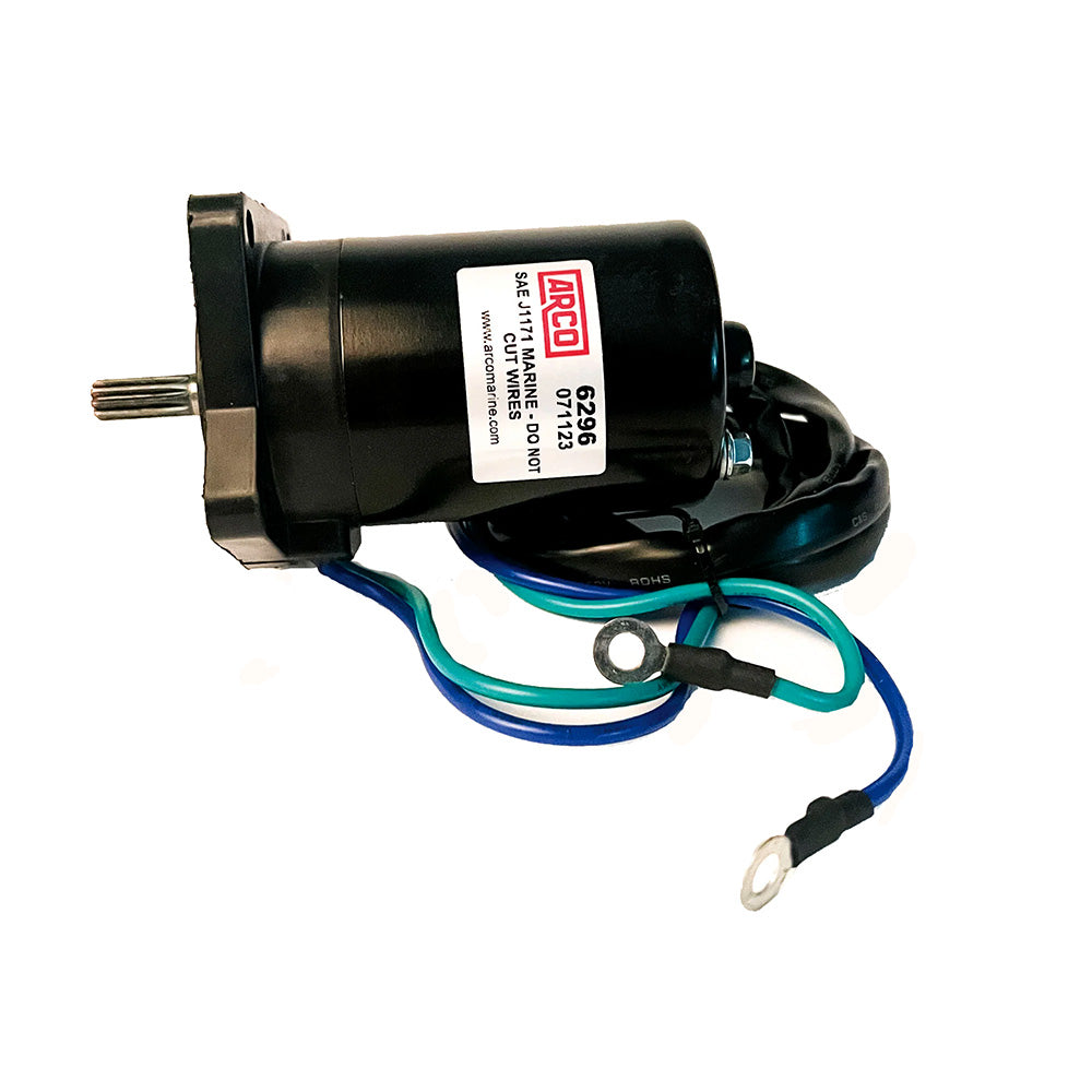 ARCO Marine Original Equipment Quality Replacement Yamaha Tilt Trim Motor 20002019 T25 Series Engines 6296