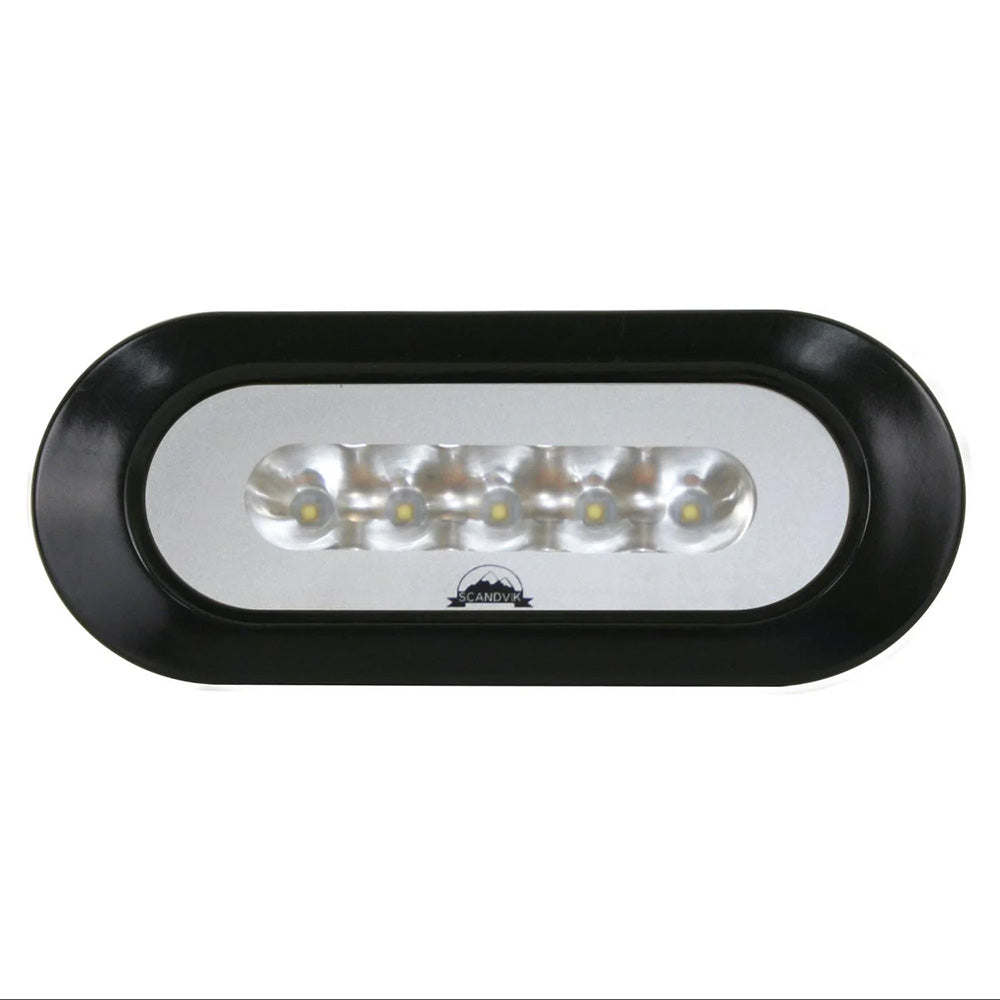 Scandvik Flush Mount Spreader Light Black 41356P