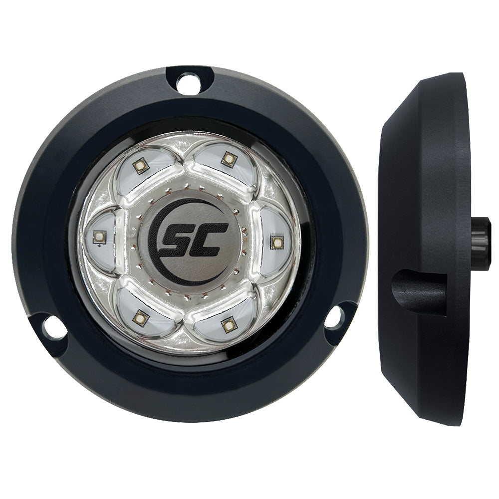 ShadowCaster SC2 Series Polymer Composite Surface Mount Underwater Light Great White SC2GWCSM