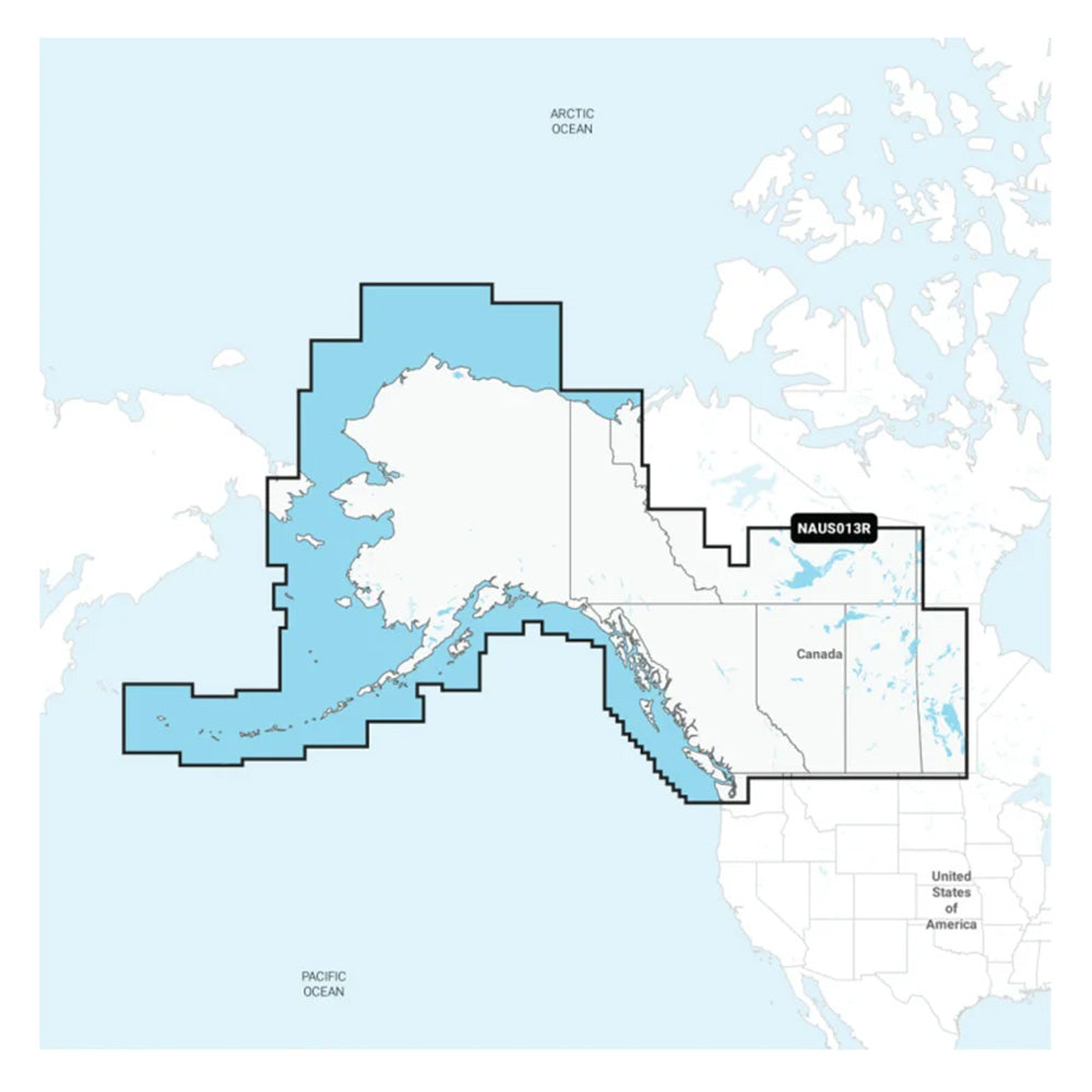 Navionics NAUS013R Canada West Alaska Navionics 010C146730