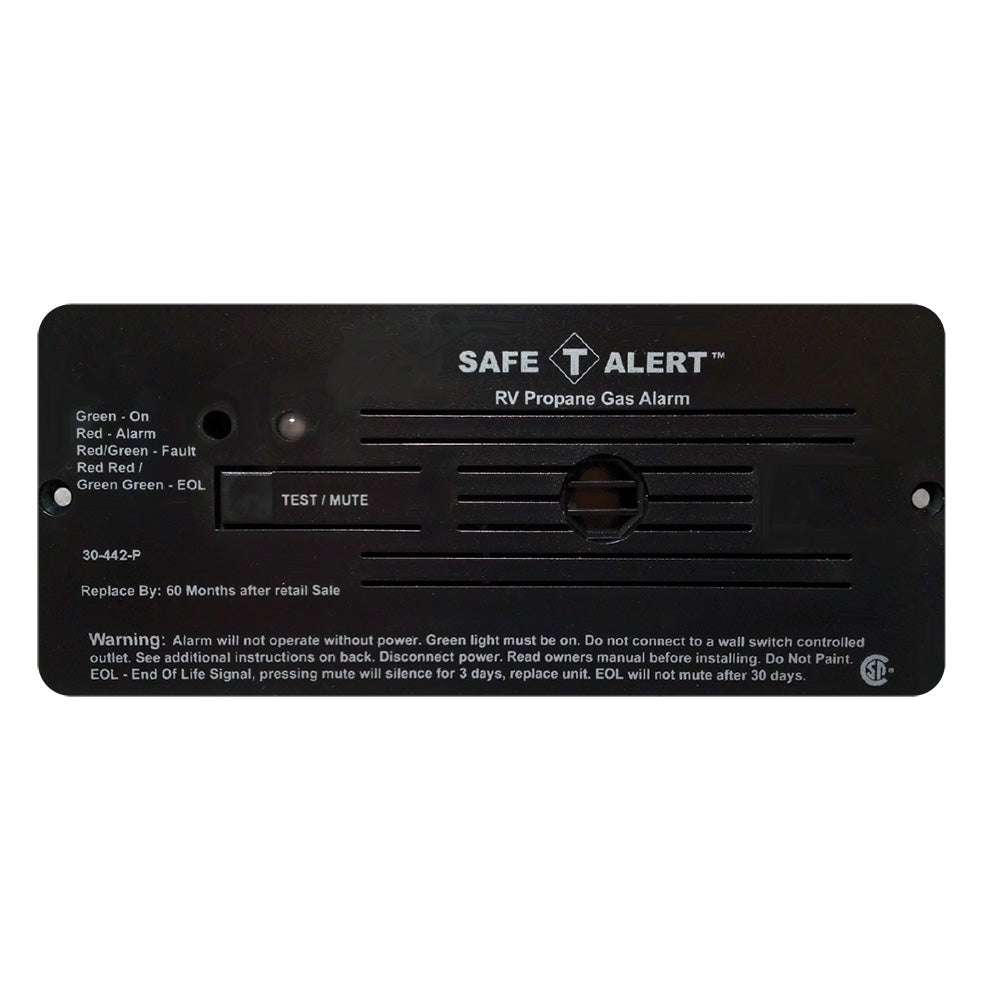 SafeTAlert 30 Series 12V RV Propane Alarm Black 30442PBL