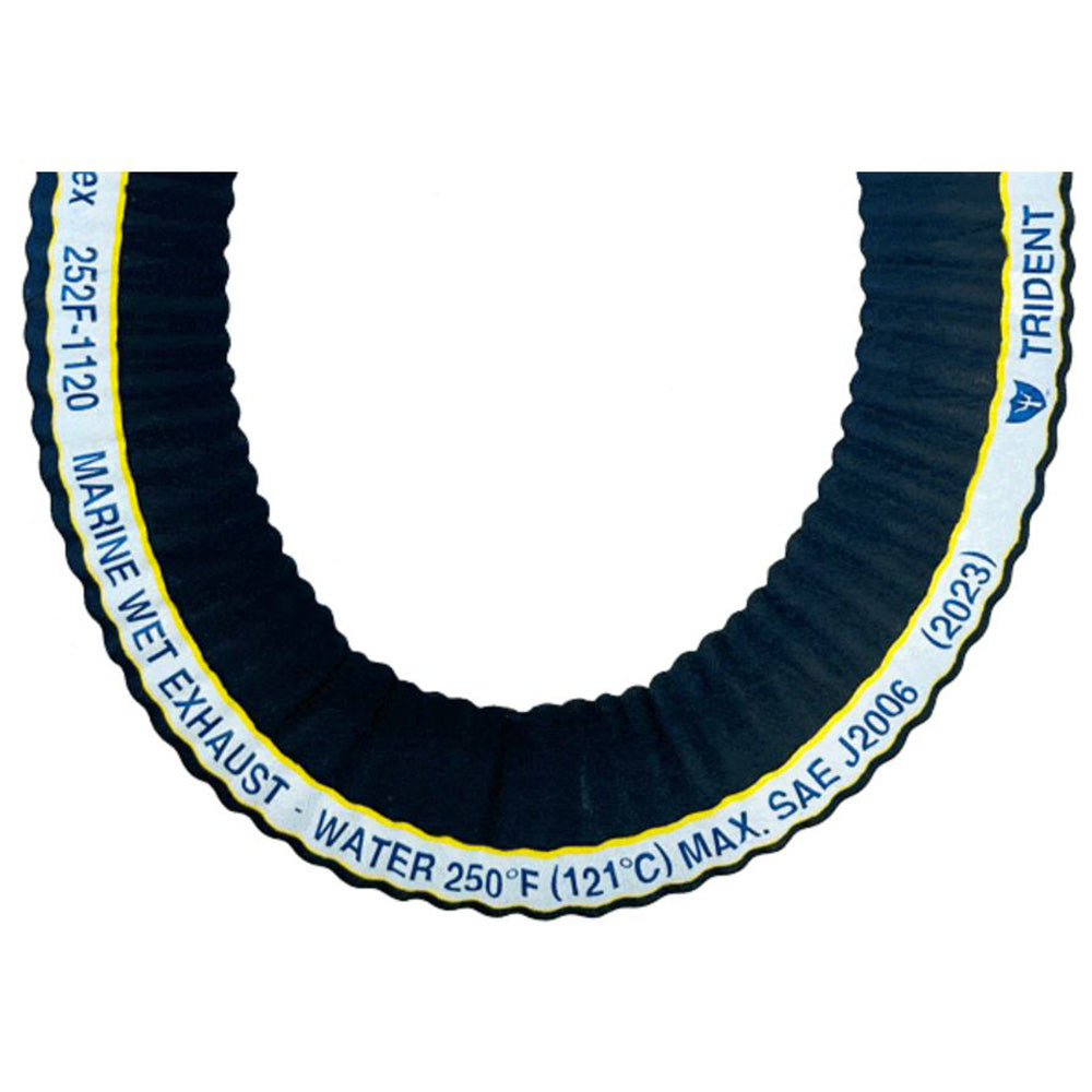 Trident Marine 2 ExtraFlex Corrugated Marine Wet Exhaust Hose Sold by the Foot 252F2006FT