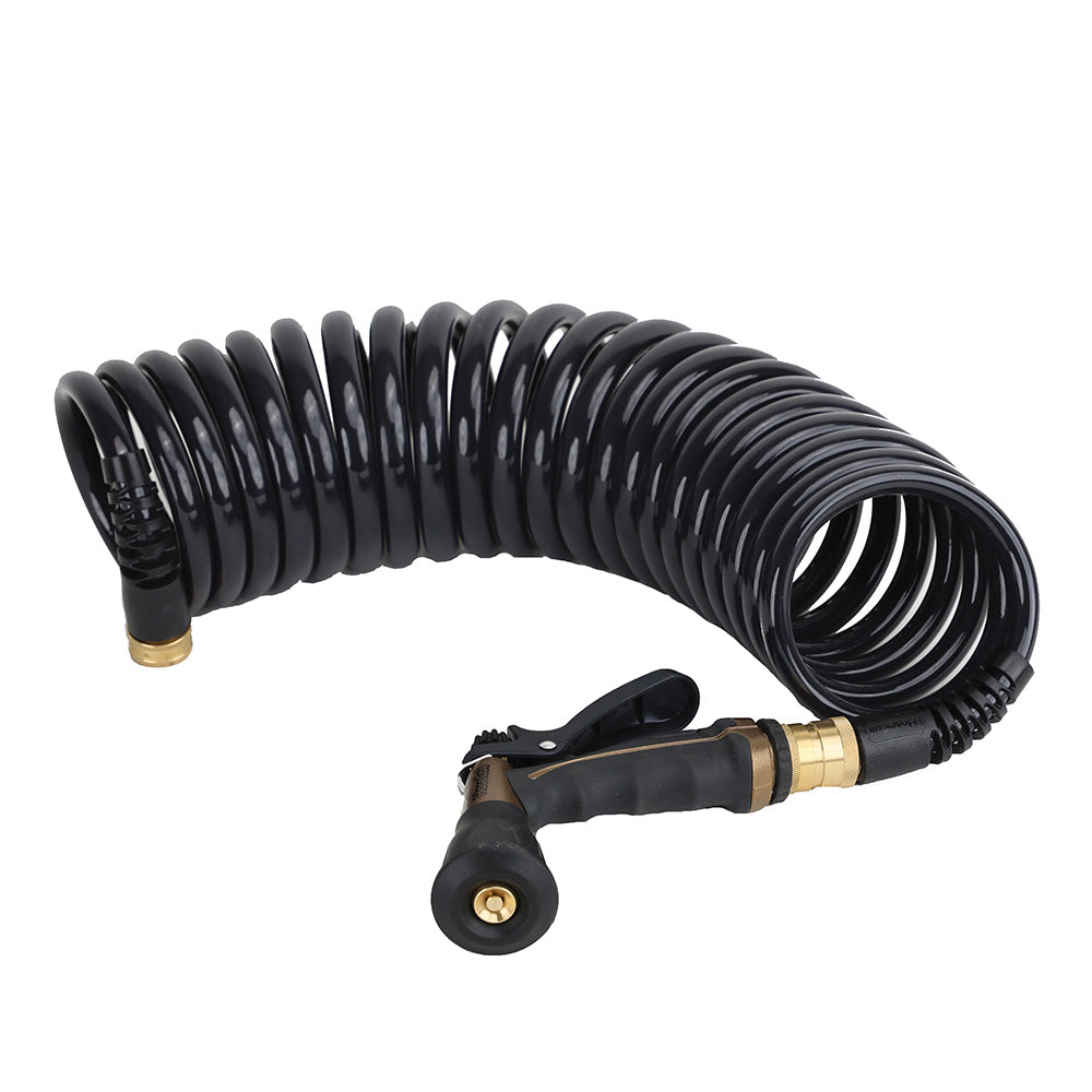 HoseCoil Commercial Pilot PRO 20 Hose Kit wBoat Bumper Metal Body Nozzle CPP2501K