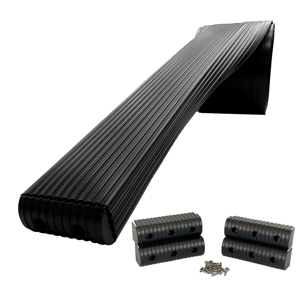 Caliber BunkWrap Kit Black 24 x 2 x 6 Roll 4 Caps HRDW Roll 4 Endcaps Stainless Steel Hardware 23056BK