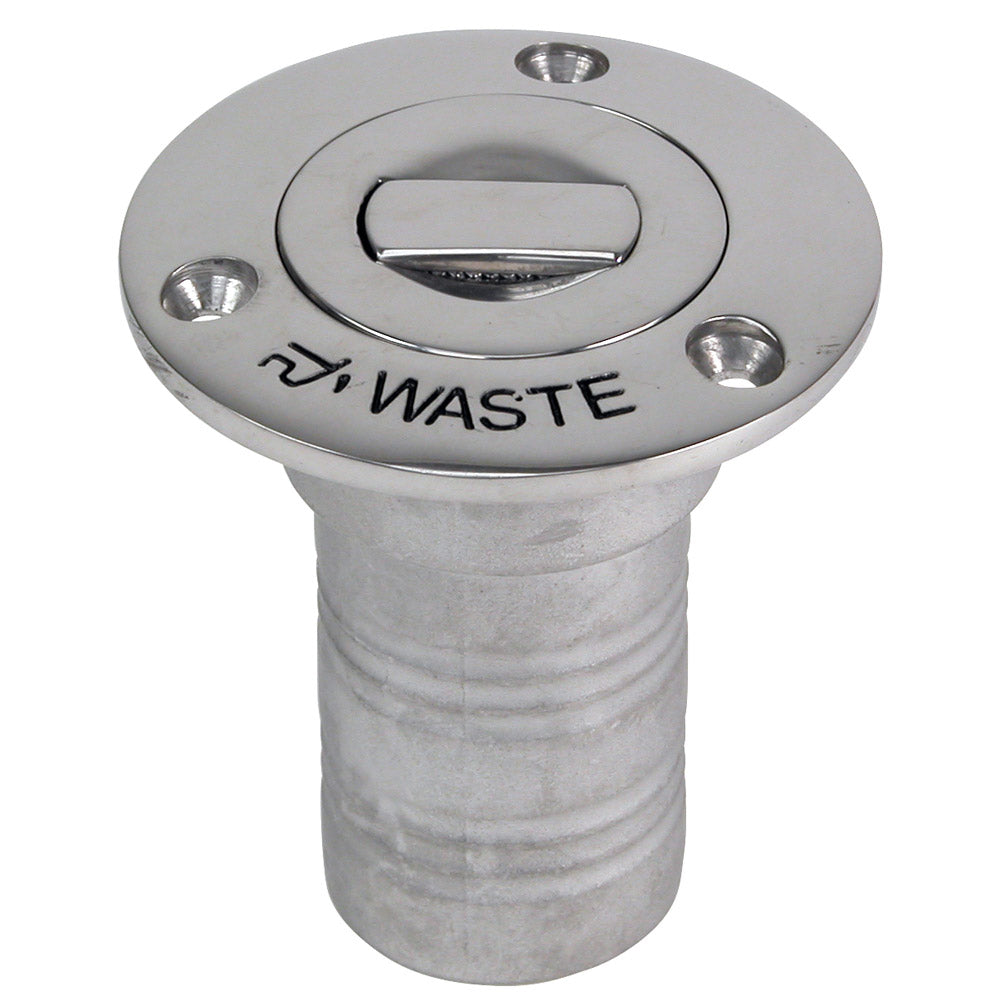 Whitecap Bluewater Push Up Deck Fill 112 Hose Waste 6996CBLUE