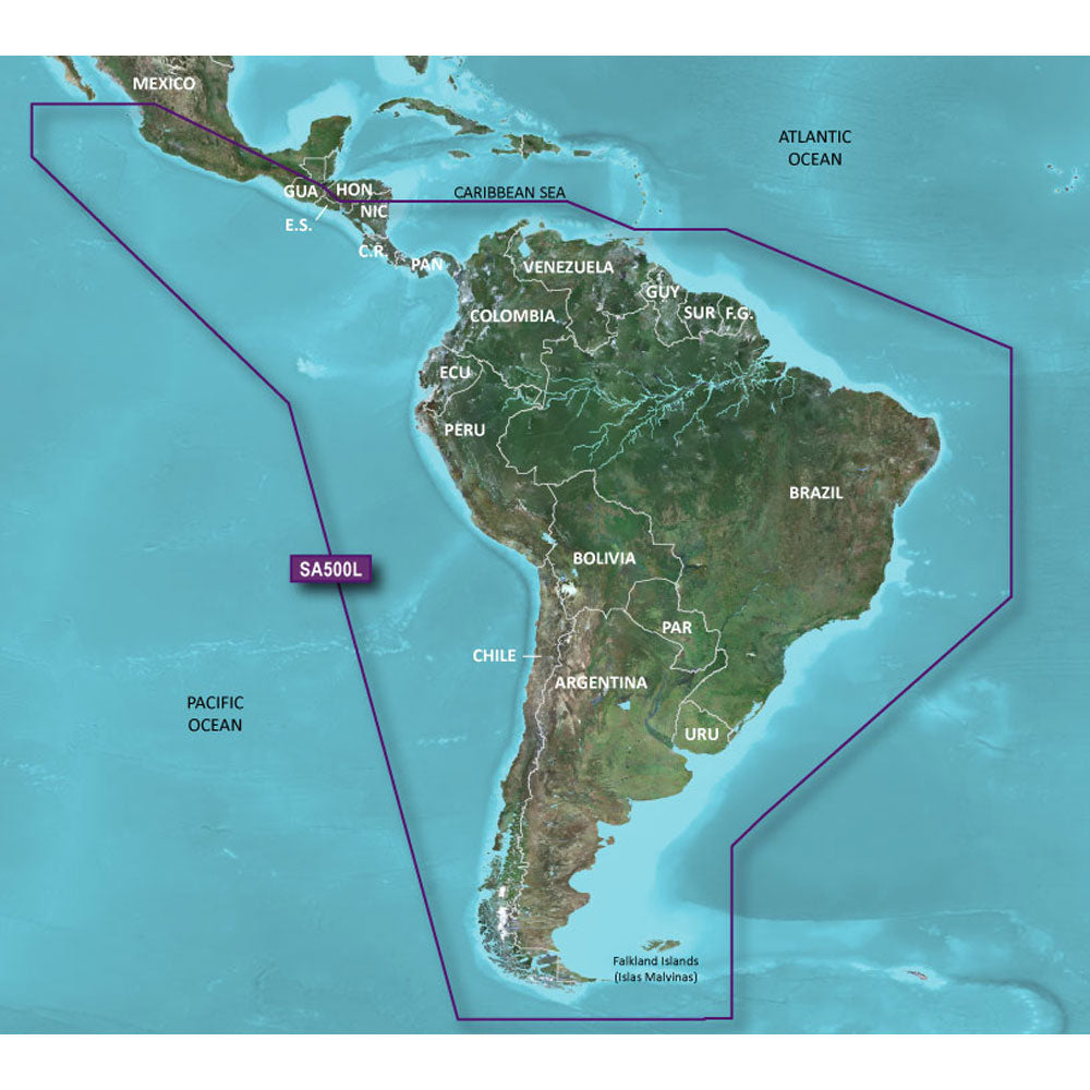 Garmin BlueChart g3 HD HXSA600X South America microSDSD 010C106720