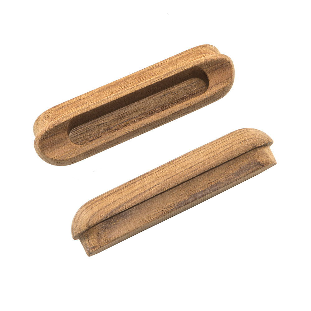 Whitecap Teak Oblong Drawer Pull 4116L 2 Pack 60124A