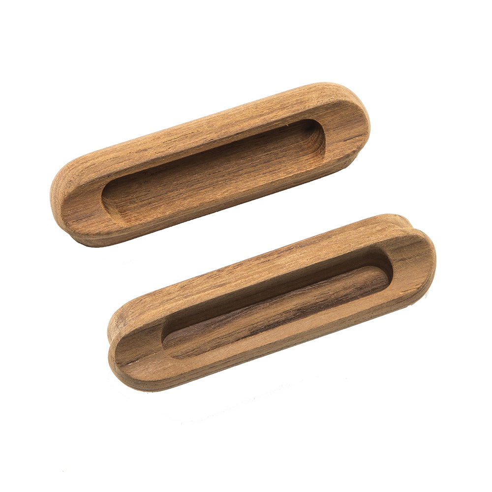 Whitecap Teak Oblong Drawer Pull 4116L 2 Pack 60124A