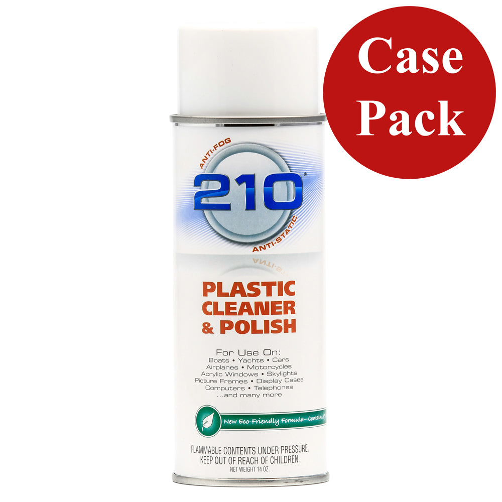 Camco 210 Plastic Cleaner Polish 14oz Spray Case of 12 40934CASE