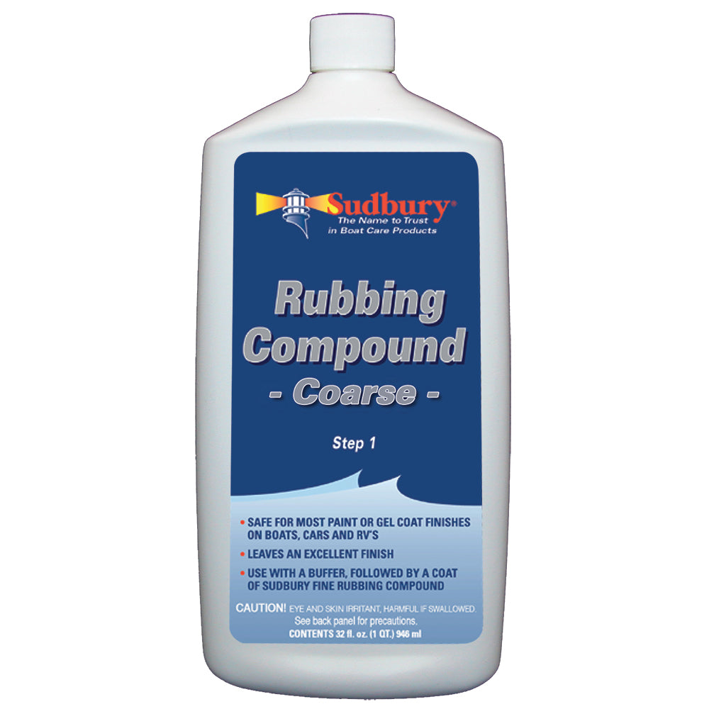 Sudbury Rubbing Compound Coarse Step 1 32oz Fluid 444