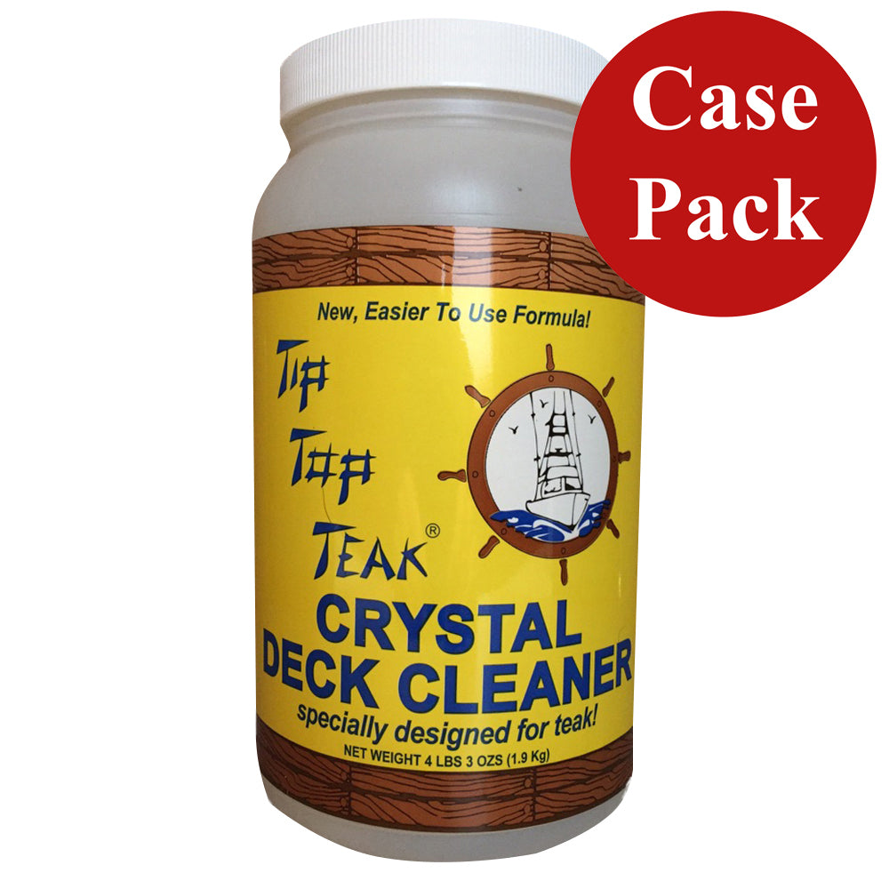 Tip Top Teak Tip Top Teak Crystal Deck Cleaner Half Gallon 4lbs 3oz Case of 6 TC 2001CASE