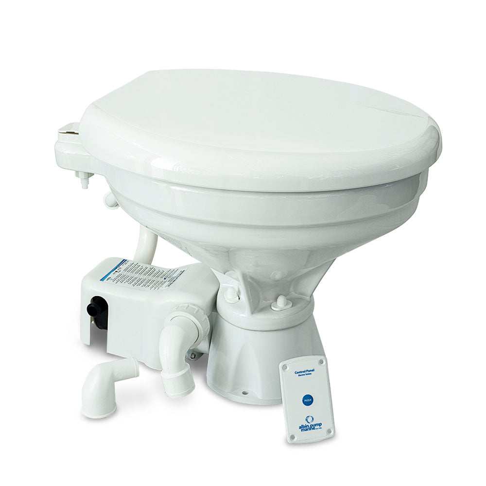 Albin Group Marine Toilet Standard Electric EVO Comfort 12V 0702006