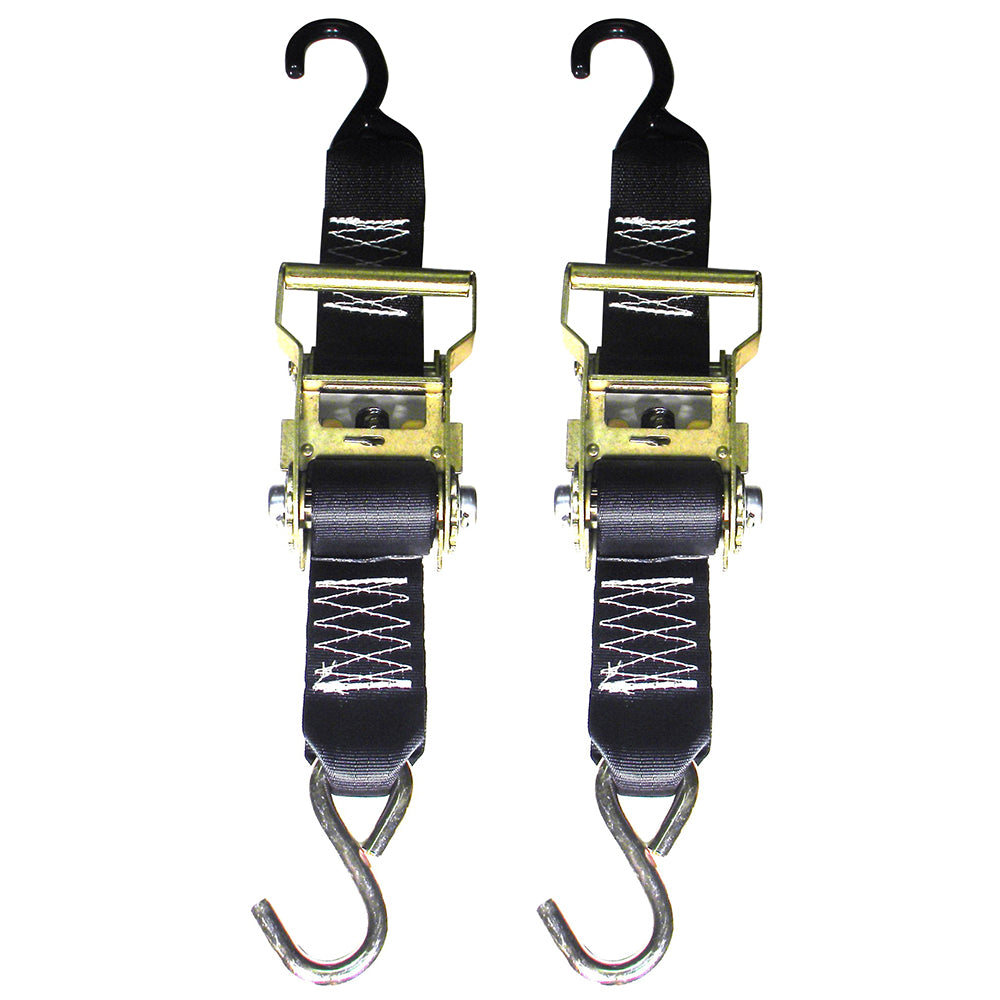 Rod Saver HeavyDuty Ratchet Trailer TieDown 2 x 3 Pair R2TTD3