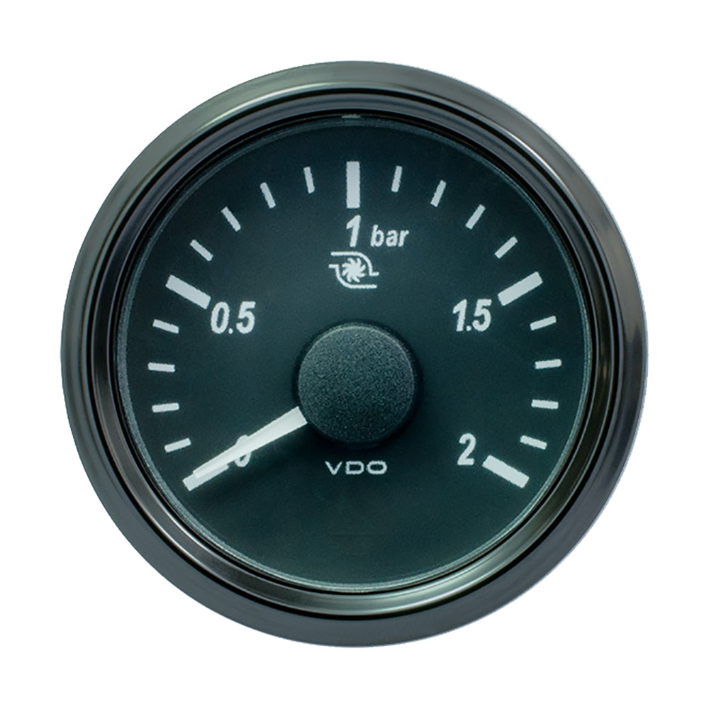 VDO SingleViu 52mm 2116 Turbo Pressure Gauge 60 PSI 0180 Ohm A2C3833470030