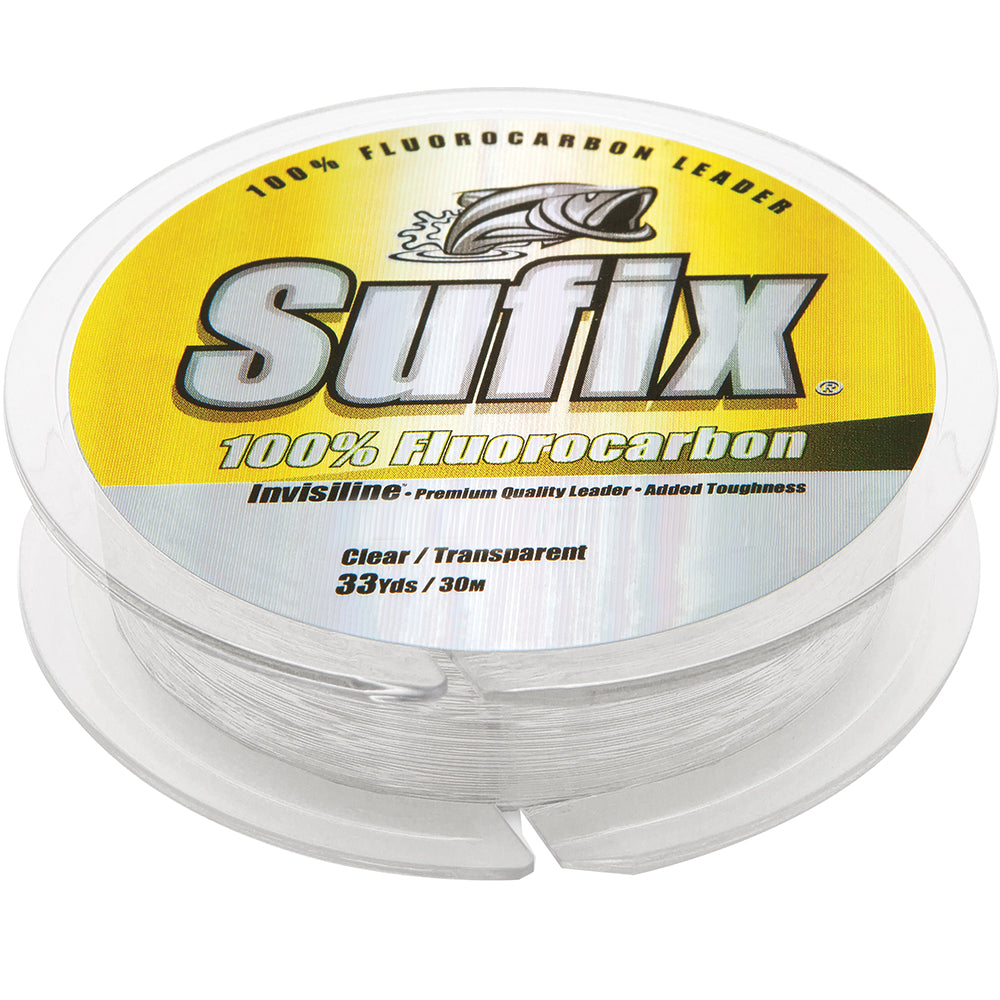 Sufix 100 Fluorocarbon Invisiline Leader 50lb 33yds 683050
