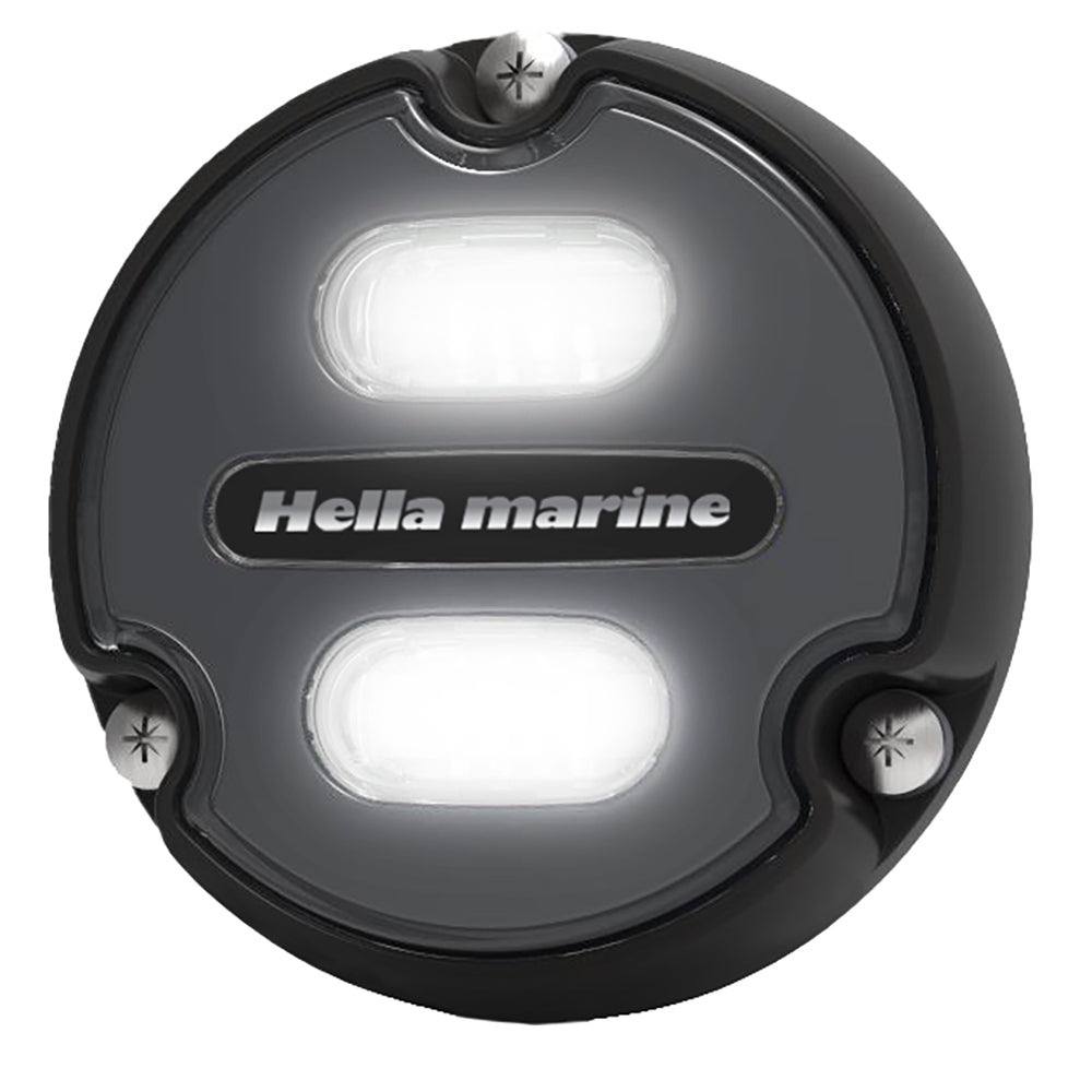 Hella Marine Apelo A1 Blue White Underwater Light 1800 Lumens Black Housing Charcoal Lens 016145001