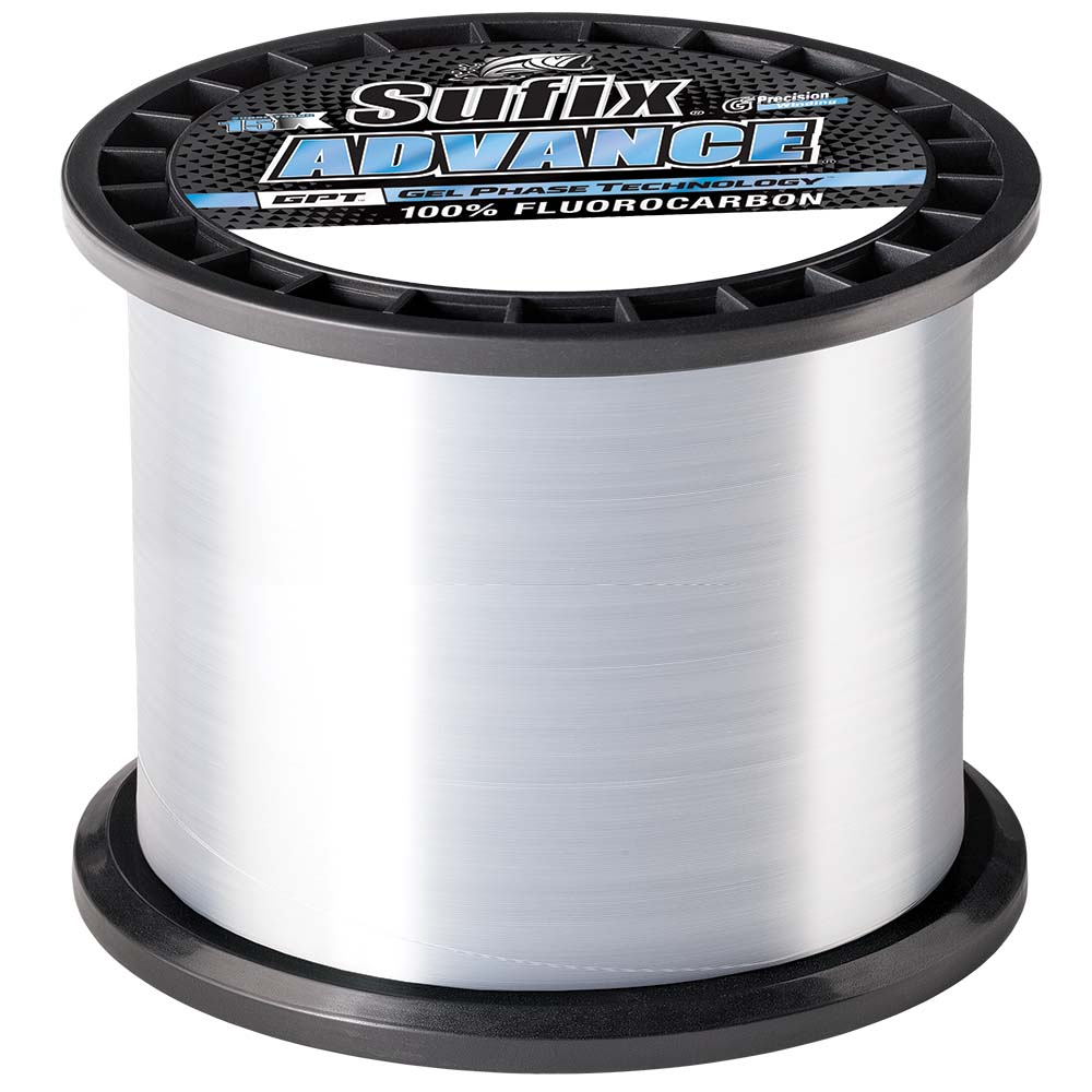 Sufix Advance Fluorocarbon 25lb Clear 1200 yds 6791025C