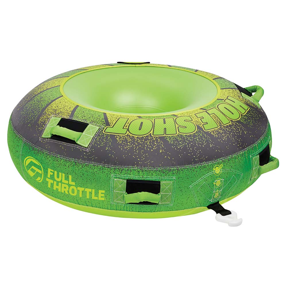 Full Throttle Hole Shot Towable Tube 1 Rider Green 30200040000121