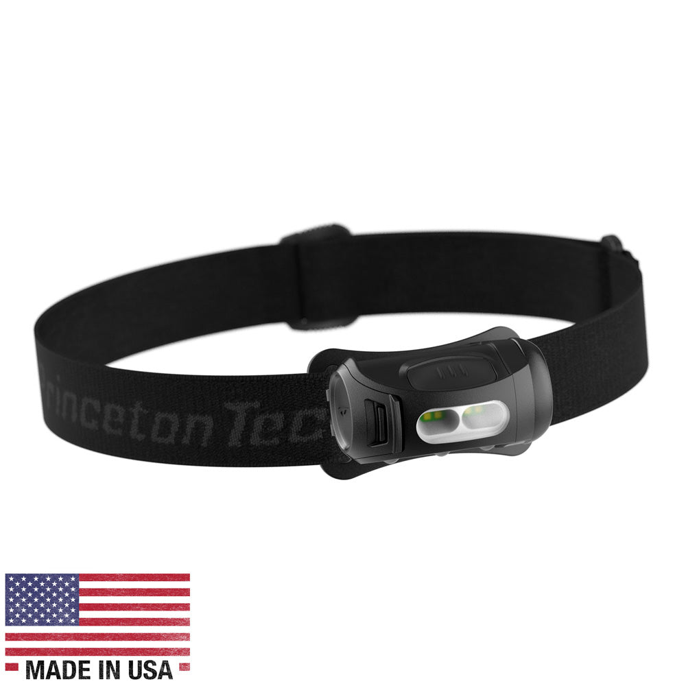 Princeton Tec Fred Headlamp Black wRed LED FRED21BK