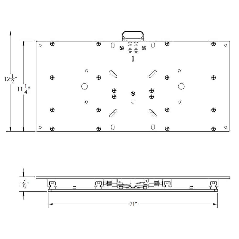 TACO 1118 x 24 Manual Seat Slide M202411