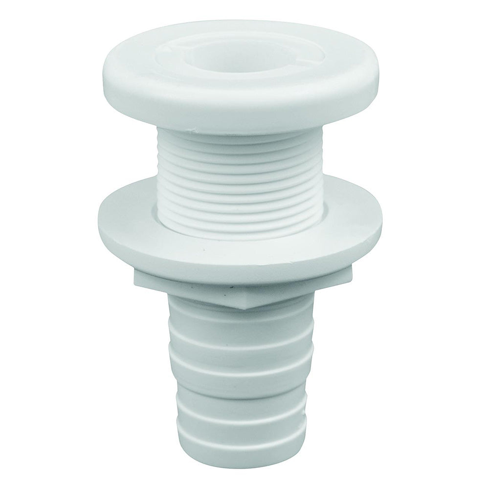 Attwood White Plastic ThruHull Fitting 118 Inner Diameter 38743