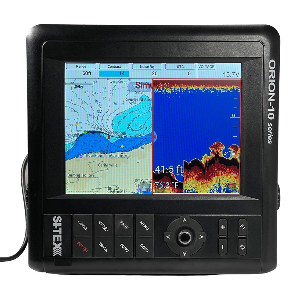 SITEX 10 Chartplotter System wInternal GPS CMAP 4D Card ORIONC