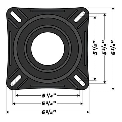 Wise 7 Swivel wQuick Release Bracket 8WD7SQR