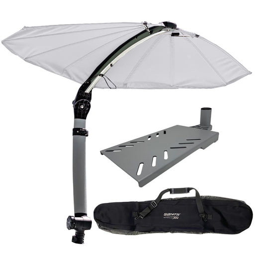 TACO ShadeFin Mini wWhite Fabric  Bag  Swivel Seat Mount Kit T1040003