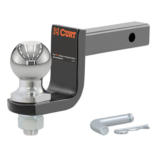 CURT Towing Starter Kit w2 Ball  114 Shank  314 Drop  3500 lbs 45148