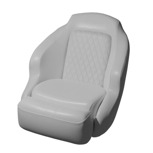TACO Anclote Diamond Bucket Seat  White BA125WHT