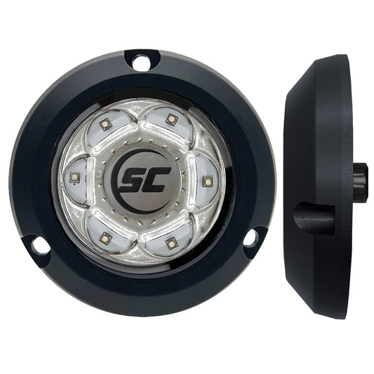 ShadowCaster SC2 Series Polymer Composite Surface Mount Underwater Light  Great White SC2GWCSM