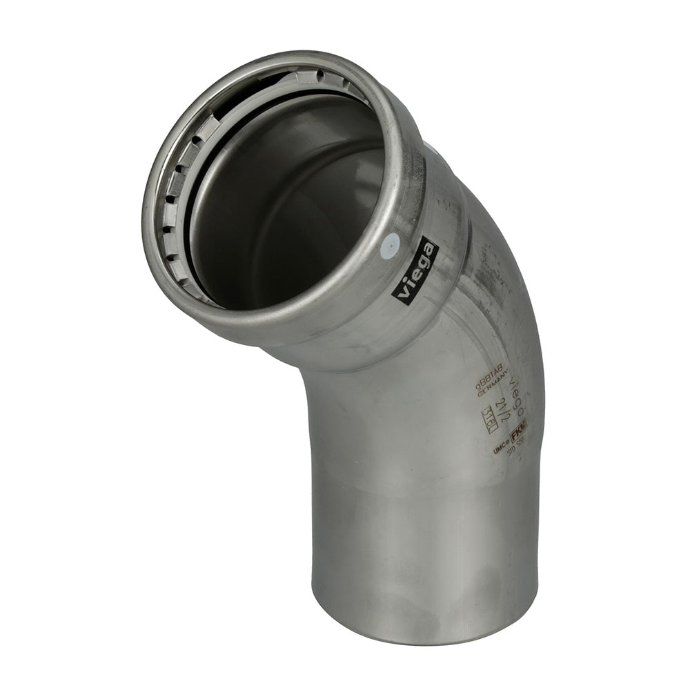 Viega MegaPress 316 FKM 3 45 Degree Street Elbow 98500