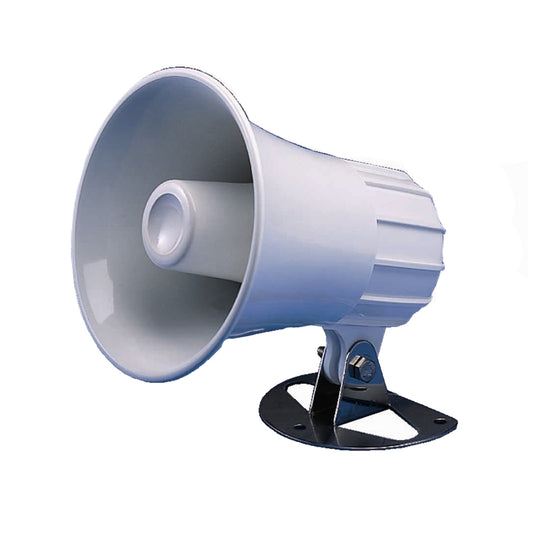 Standard Horizon 45 Round HailerPA Horn  White 220SW