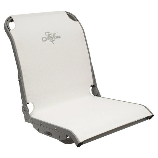 Wise 3374 Aero X CoolRide Mesh MidBack Boat Seat  White 3374784