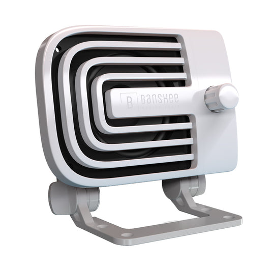 Banshee Marine Active External VHF Speaker  White BARVA1W