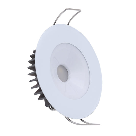Lumitec Illusion Flush Mount LED Down Light  White  NonDimming  White Housing 117123