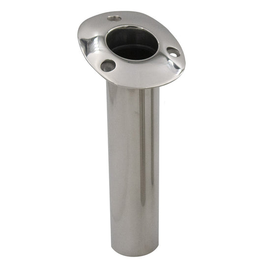 CE Smith Flush Mount Rod Holder  15 Degree wDrain  Black Liner  No Logo 53671CNA