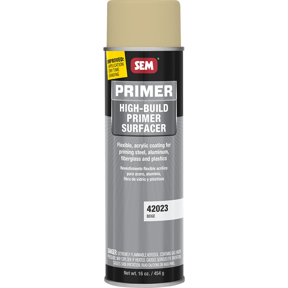 SEM HighBuild Primer Surfacer  20oz Aerosol Can  Beige 42023
