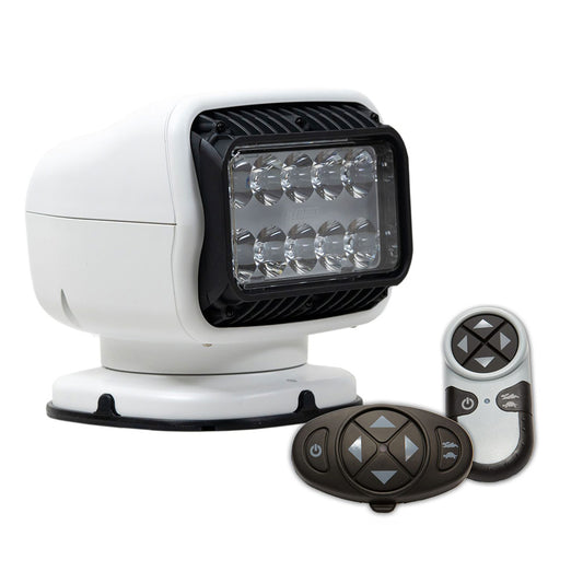 Golight GT Series LED Hybrid Light Permanent Mount wHandheld  Wireless Dash Mount Remotes  12V  White 20078GT