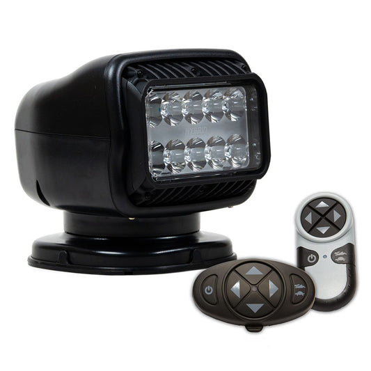 Golight GT Series LED Hybrid Light Permanent Mount wHandheld  Wireless Dash Mount Remotes  12V  Black 20578GT