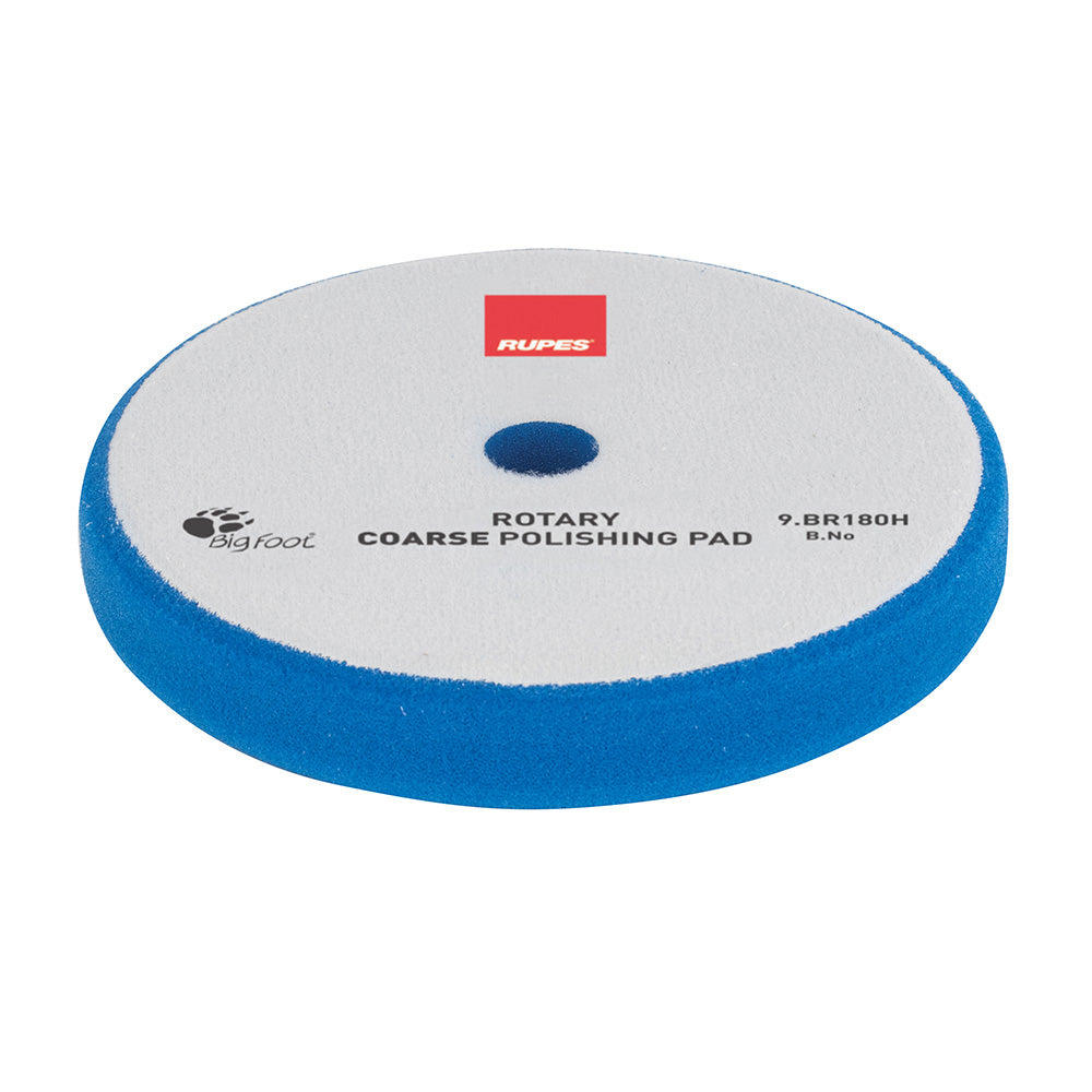 RUPES Rotary Coarse Polishing Foam Pad 155160mm  Blue 9BR180H