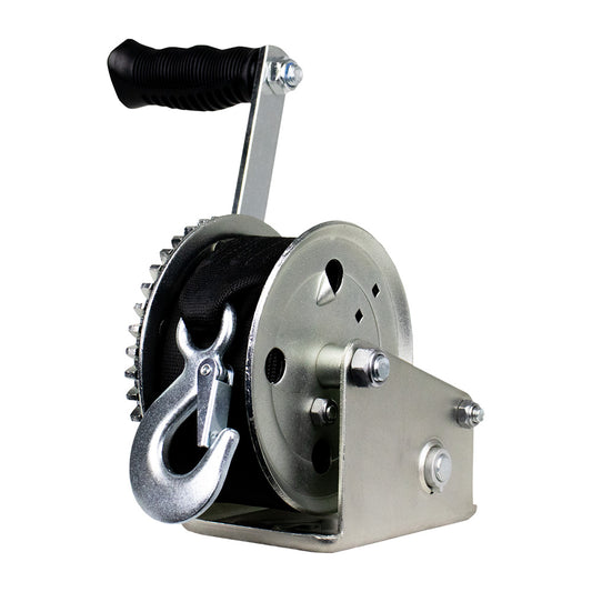 Powerwinch Utility Series Winch 600lb 6 Crank Arm  Zinc 21500W06006ZR