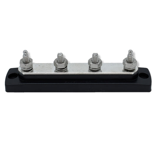 Bluewater Common Stud Busbar 4 Gang  Black 312303B020