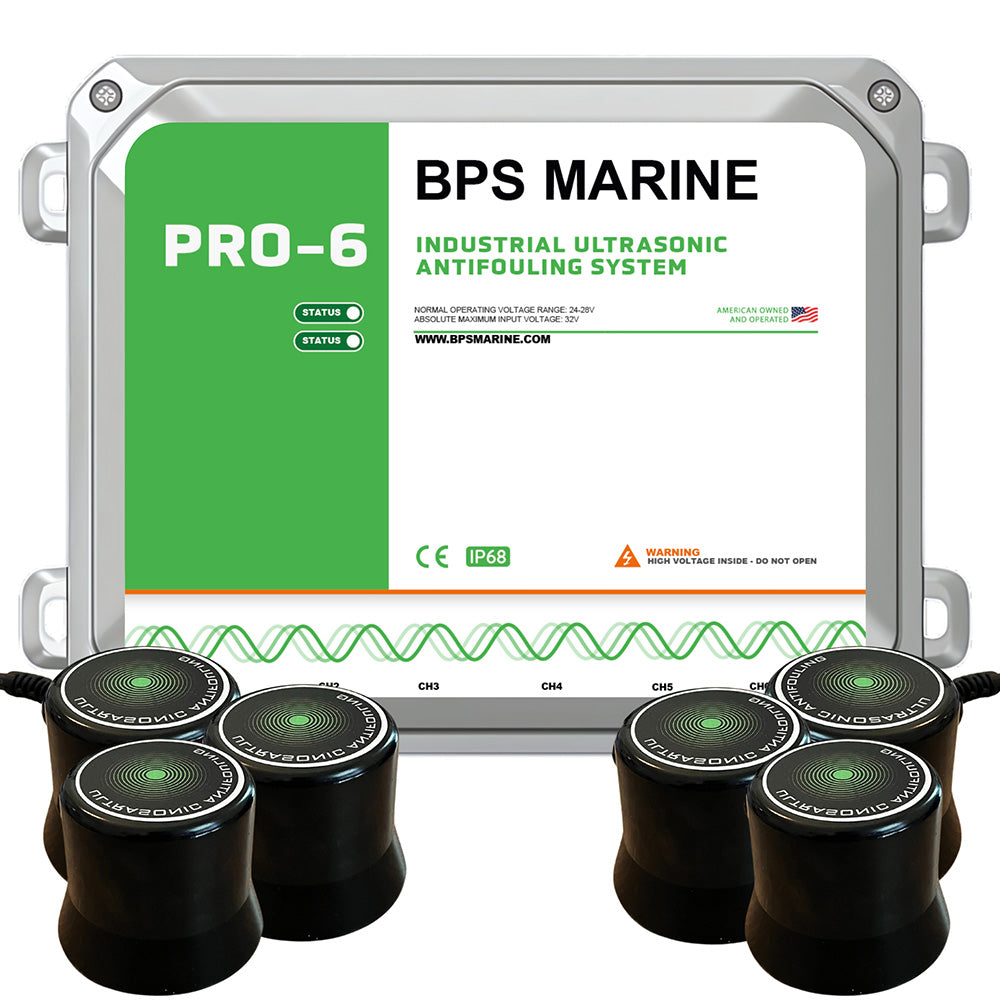BPS Marine PRO6 6Transducer Ultrasonic Antifouling System  24VDC 24VPRO6