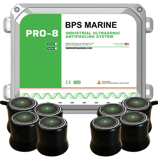 BPS Marine PRO8 8Transducer Ultrasonic Antifouling System  24VDC 24VPRO8