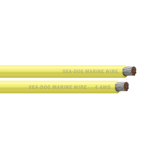 SeaDog 4 AWG Yellow Battery Cable  250 8004034