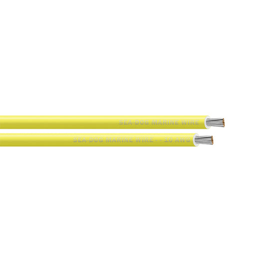 SeaDog 10 AWG Yellow Primary Wire  500 8010037